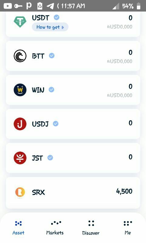 From Tron Wallet