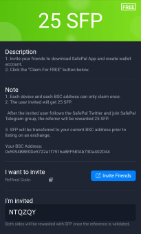 SafePal invite NTQZQY