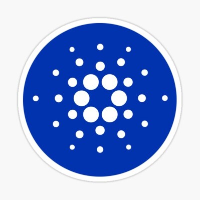 The Cardano cryptocurrency coin.