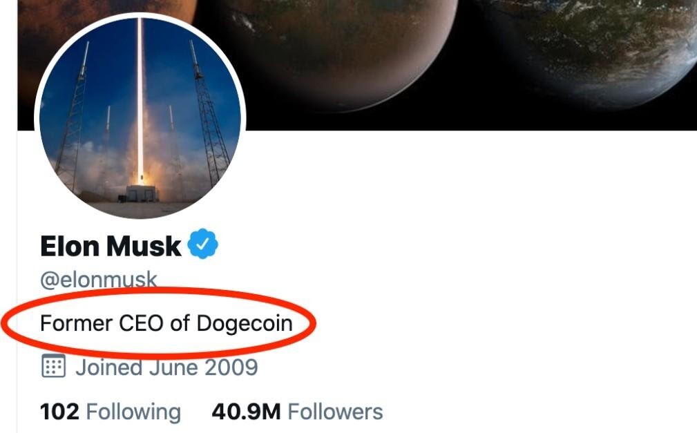 Elon Musk tweets about Dogecoin