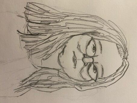 Portrait of Sandra - pencil