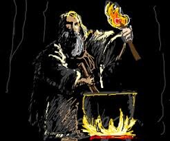 Honzathon Art Gandalf Brewing a Potion