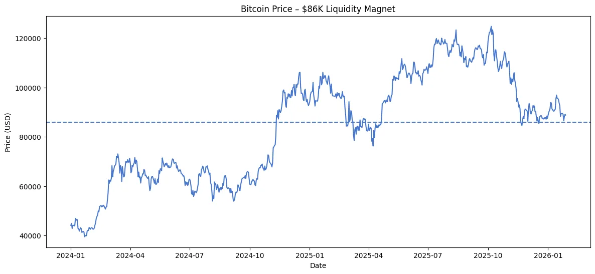 THE $86K LIQUIDITY TRAP: Why