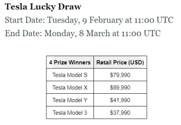 crypto.com tesla