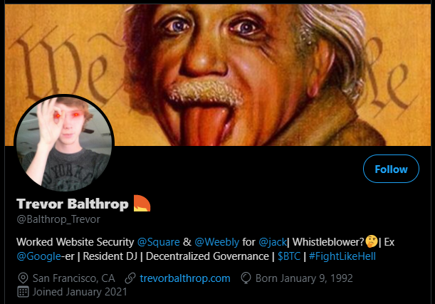 trevor balthrop trevorbalthrop cryptocurrency bitcoin financial fintech influencer advisor investor trader trading crypto signals