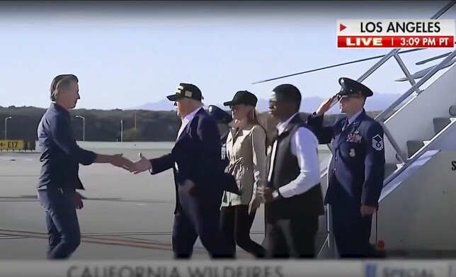 Trump meets with Gavin Newsom in Los Angeles