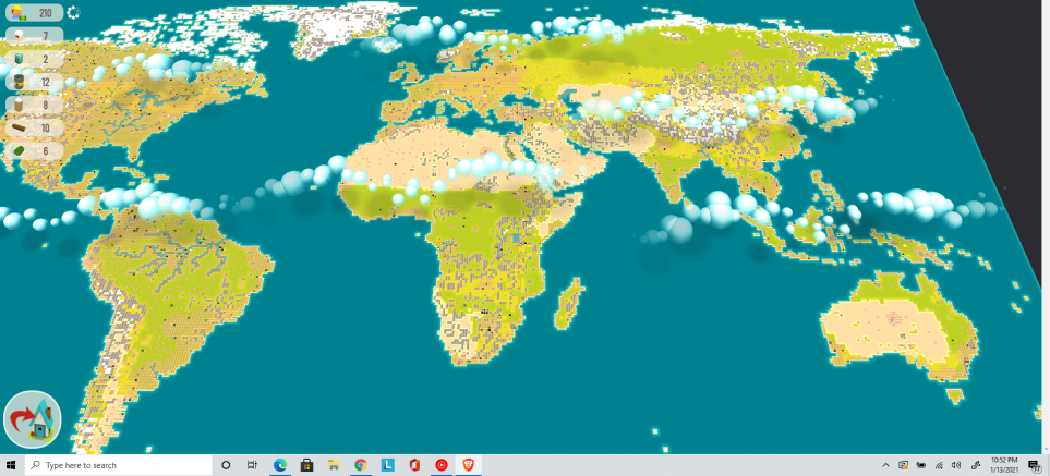map of game world