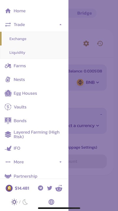 swap in goose finance
