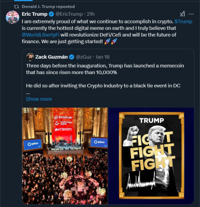 Trump Son Tweet