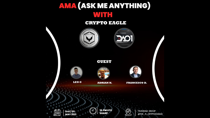 AMA #2: DAO1 Features on CRYPTO EAGLES Community