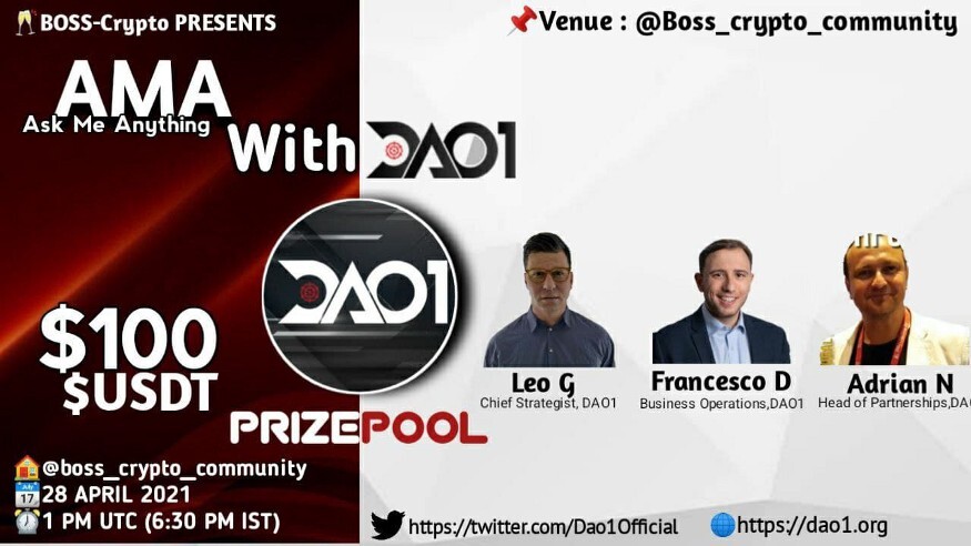 AMA #1: DAO1 on BOSS Community