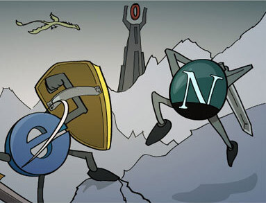Internet Explorer vs Netscape