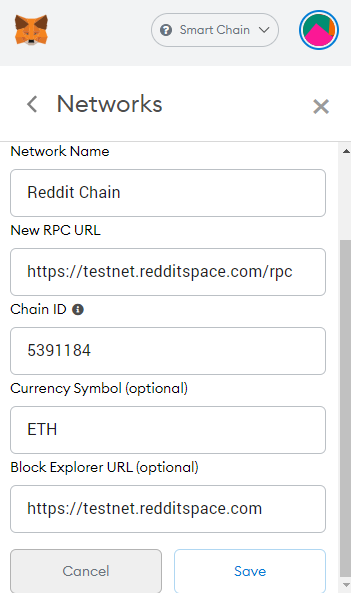 Reddit Chain