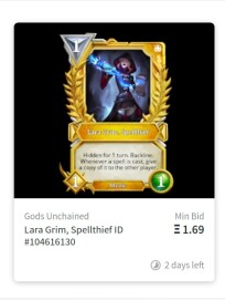 gods unchained card