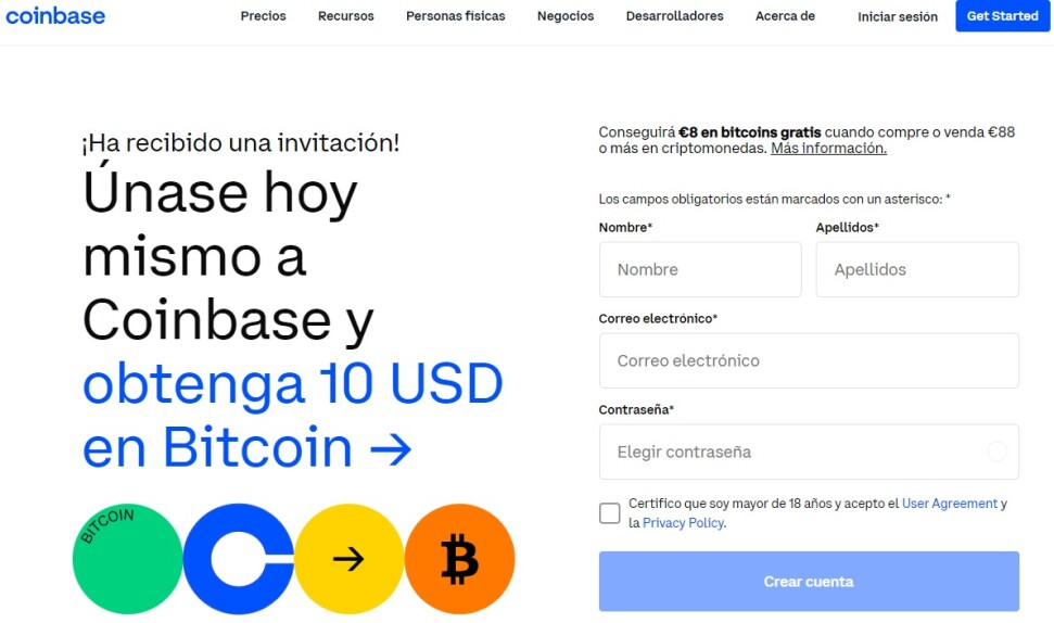 CoinbaseSpanish