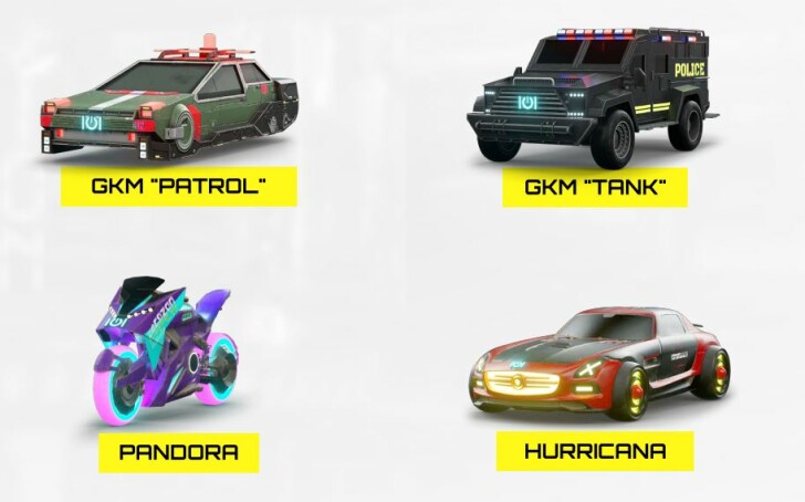 CyberTrade Vehicles