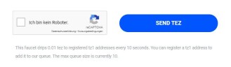 Tezos Foundation Faucet's reCaptcha