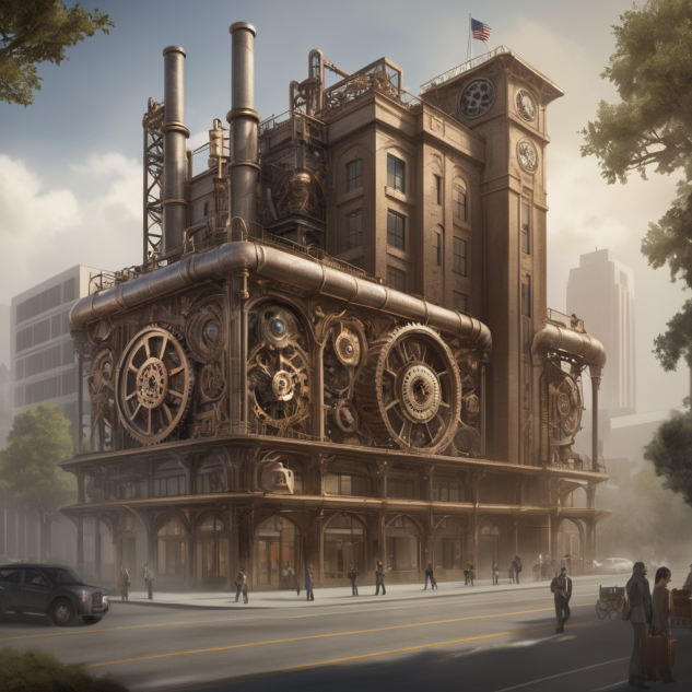 SteamPunk Intel Building in San Jose GAB AI