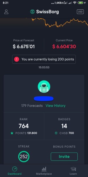 swissborg dapp screenshot