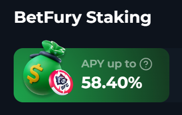 High APY on BetFury