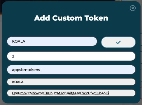 entered info