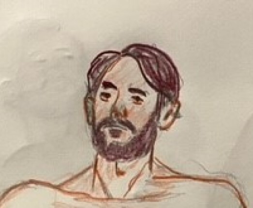 Francesco's face - colored pencil