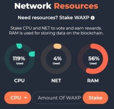 WAX resources 5