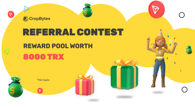 Cropbytes Referral Contest