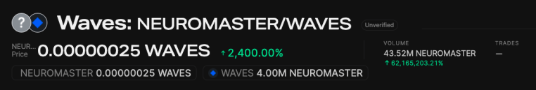 MONIC NEUROMASTER live trading exchange prices and data