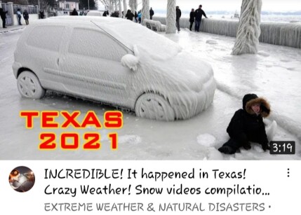 Texas 2021 snow