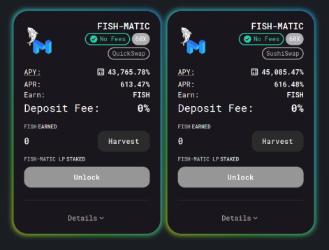 Very high APR on Polycat Finance