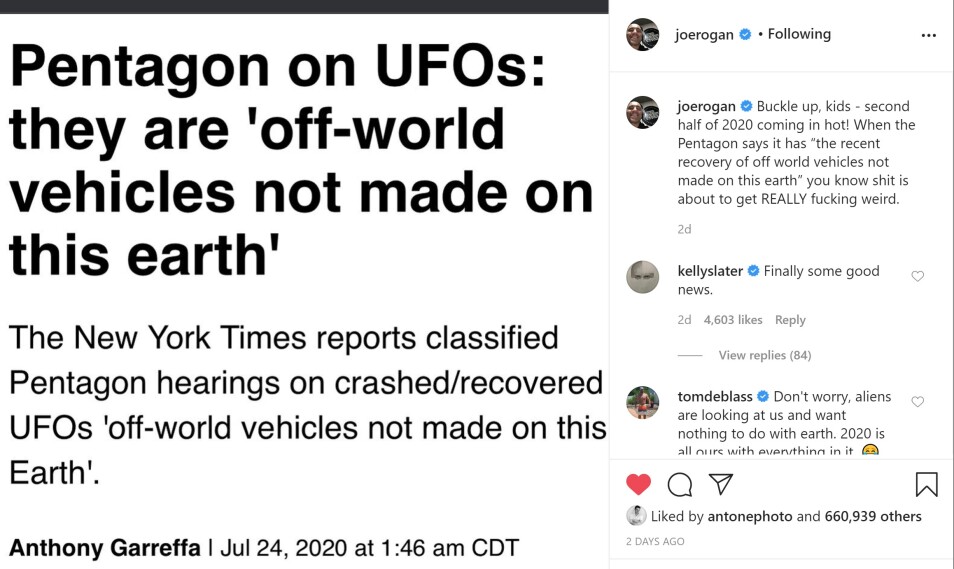 joe rogan ufo