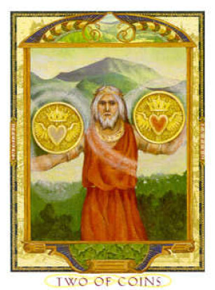 2 Of Pentacles Love