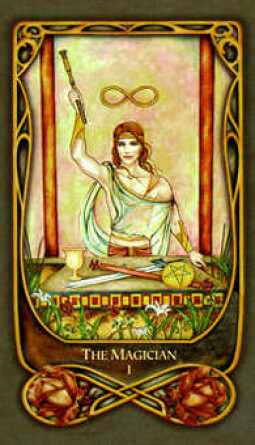 The Magician Tarot Card Upright
