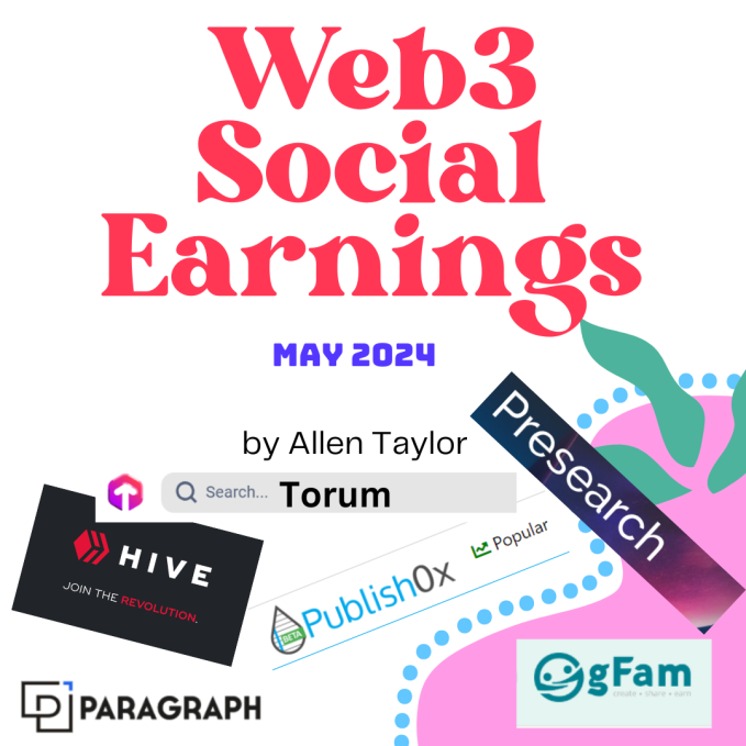 Web3 social media earnings
