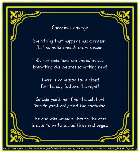 Conscious change
