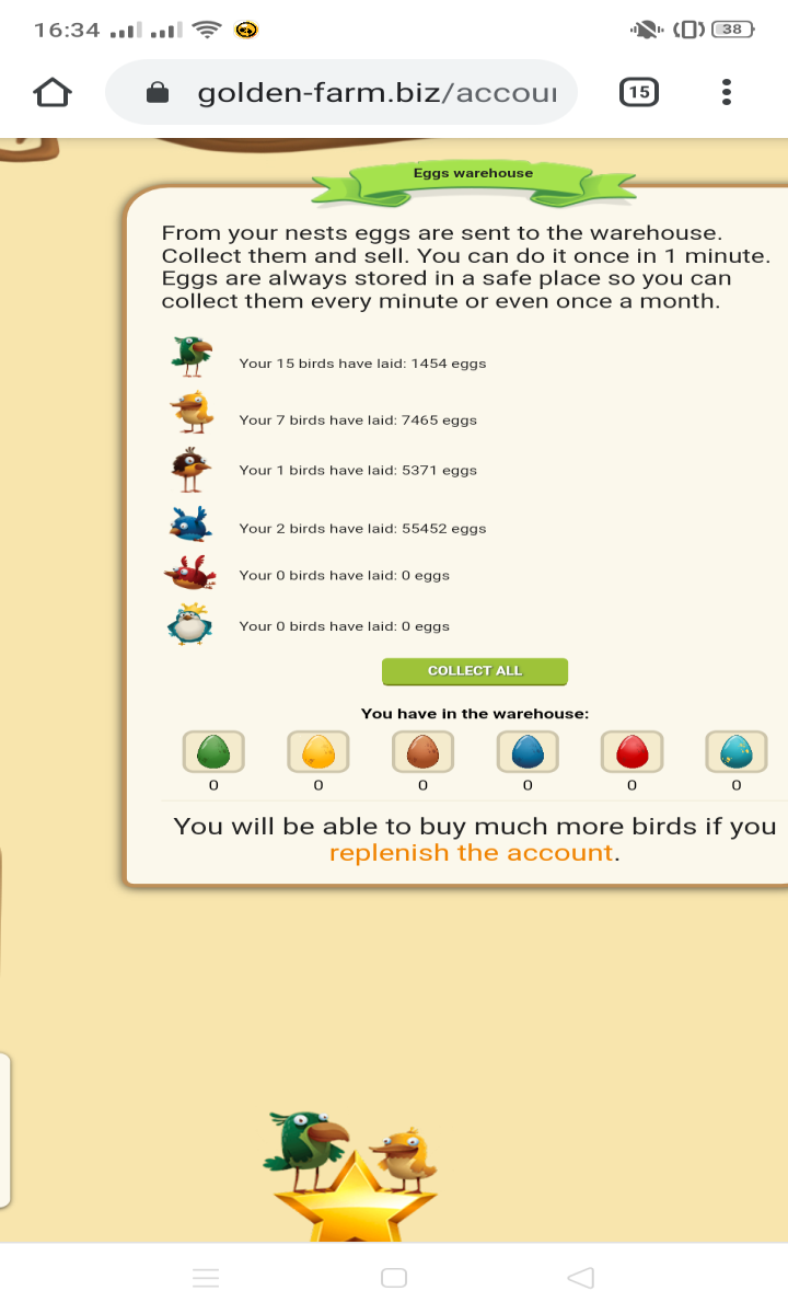 Here you Can collect eggs