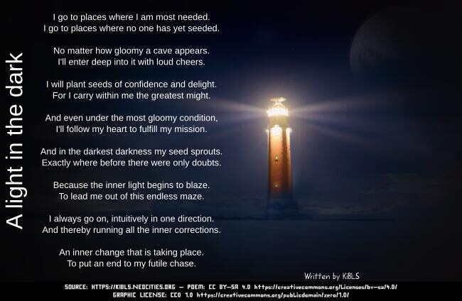 A light in the dark