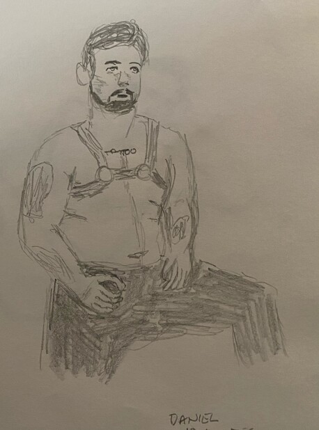 Daniel: 10-minute timed pencil sketch