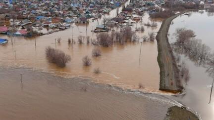Dam break in Orsk