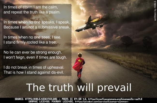 The truth will prevail