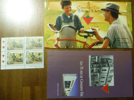 Canada Post Canadian Tire 75th Anniversary