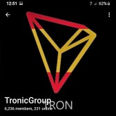 TronicGroup and TRX Invest Bot on Telegram
