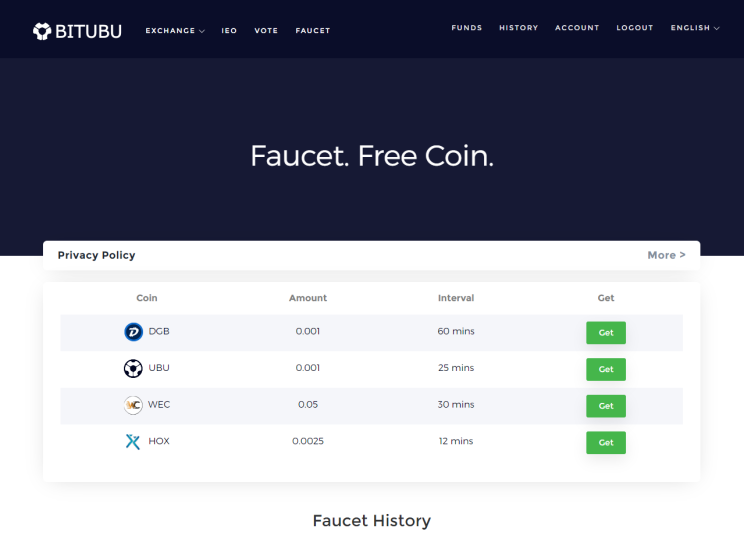 BitUBU_faucet