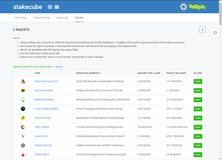 Stakecube_faucet
