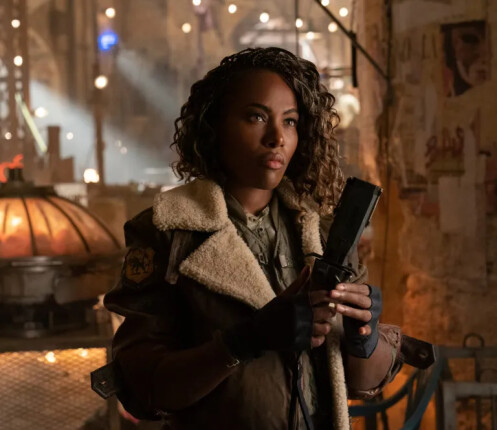 DeWanda Wise as Kayla Watts in Jurassic World Dominion