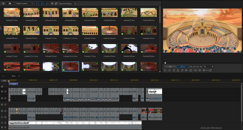 clip scene edetor