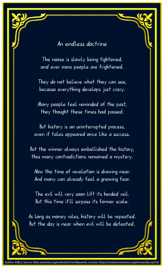 An endless doctrine
