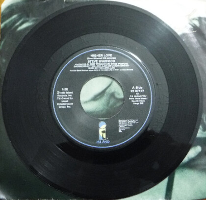 Steve Winwood 'Higher Love' 45 RPM SIngle