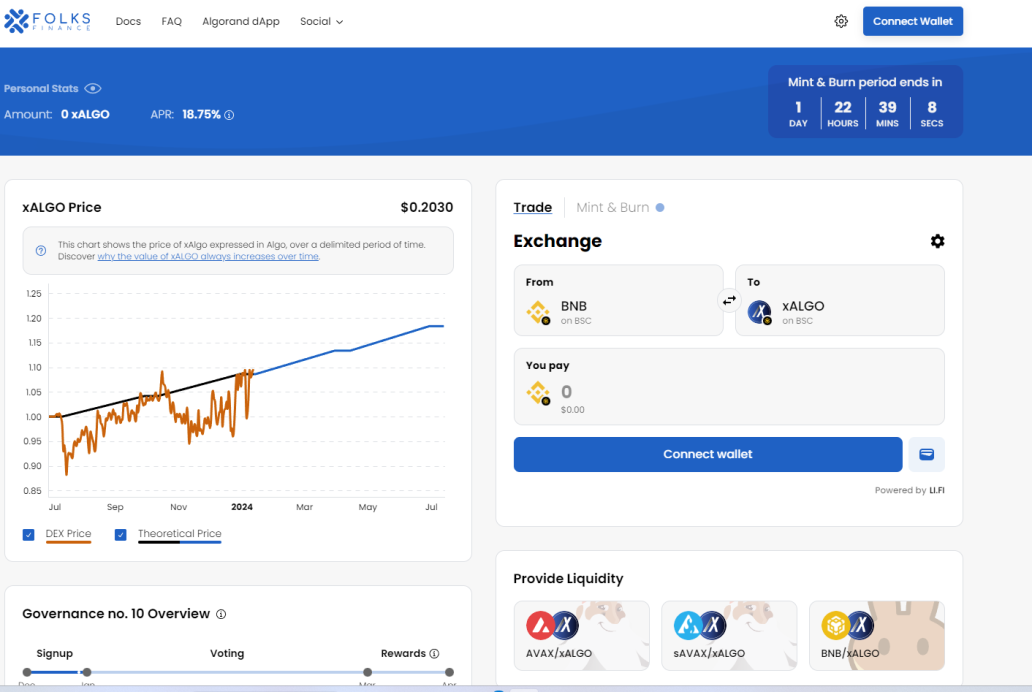 Xalgo Mint Page